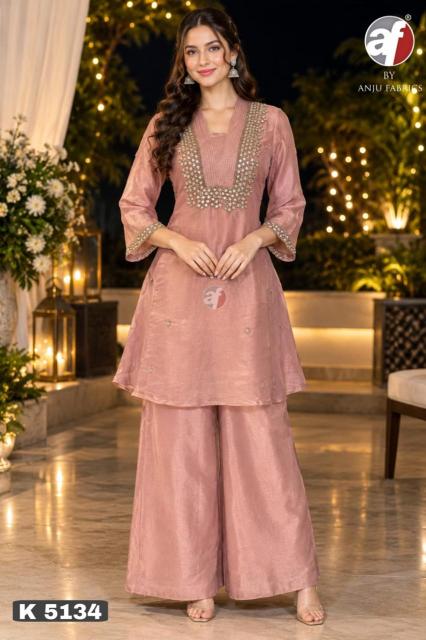 Anju fabrics K 5134 kurtis at cheap wholesale rates bombai